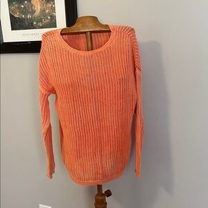 Katherine Barclay Coral Knit Sweater